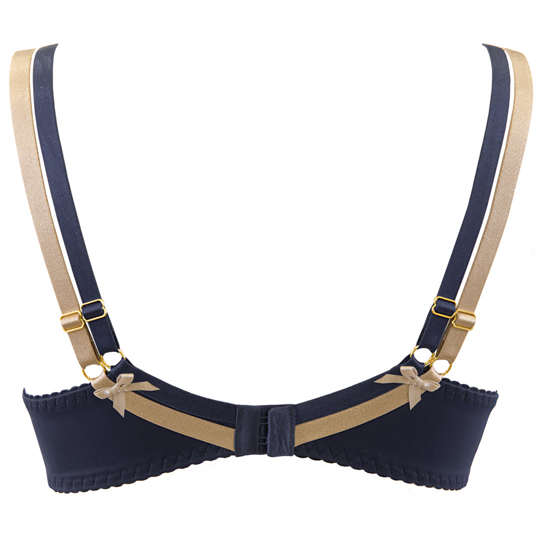 Axami Blue Lagoon Soft Sheer Balconette Bra