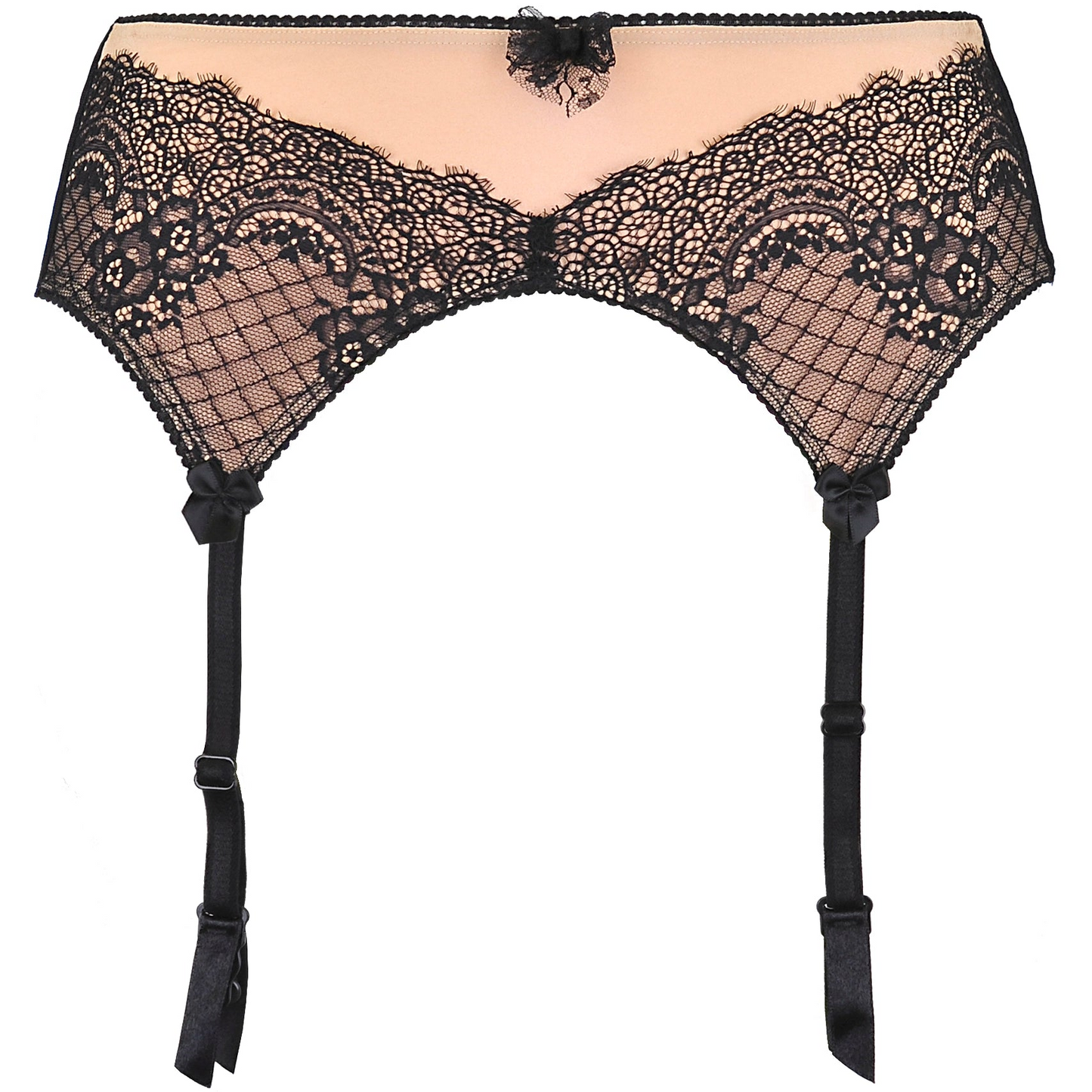 Axami Peep Show Soft Lace Garter Belt