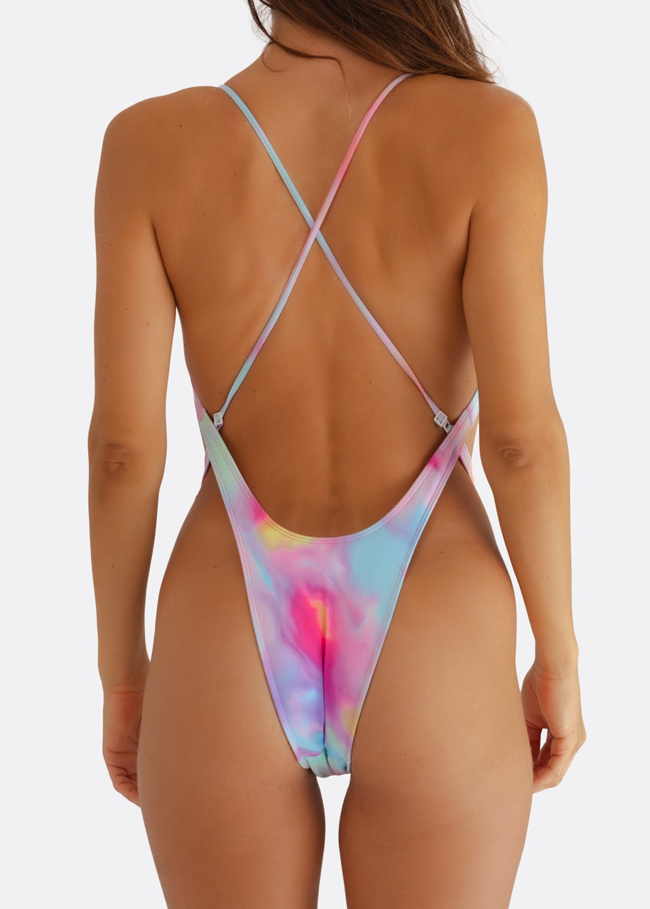 MINIMALE ANIMALE - DYNAMO ONE PIECE SWIMSUIT - Caribbean Dream Print