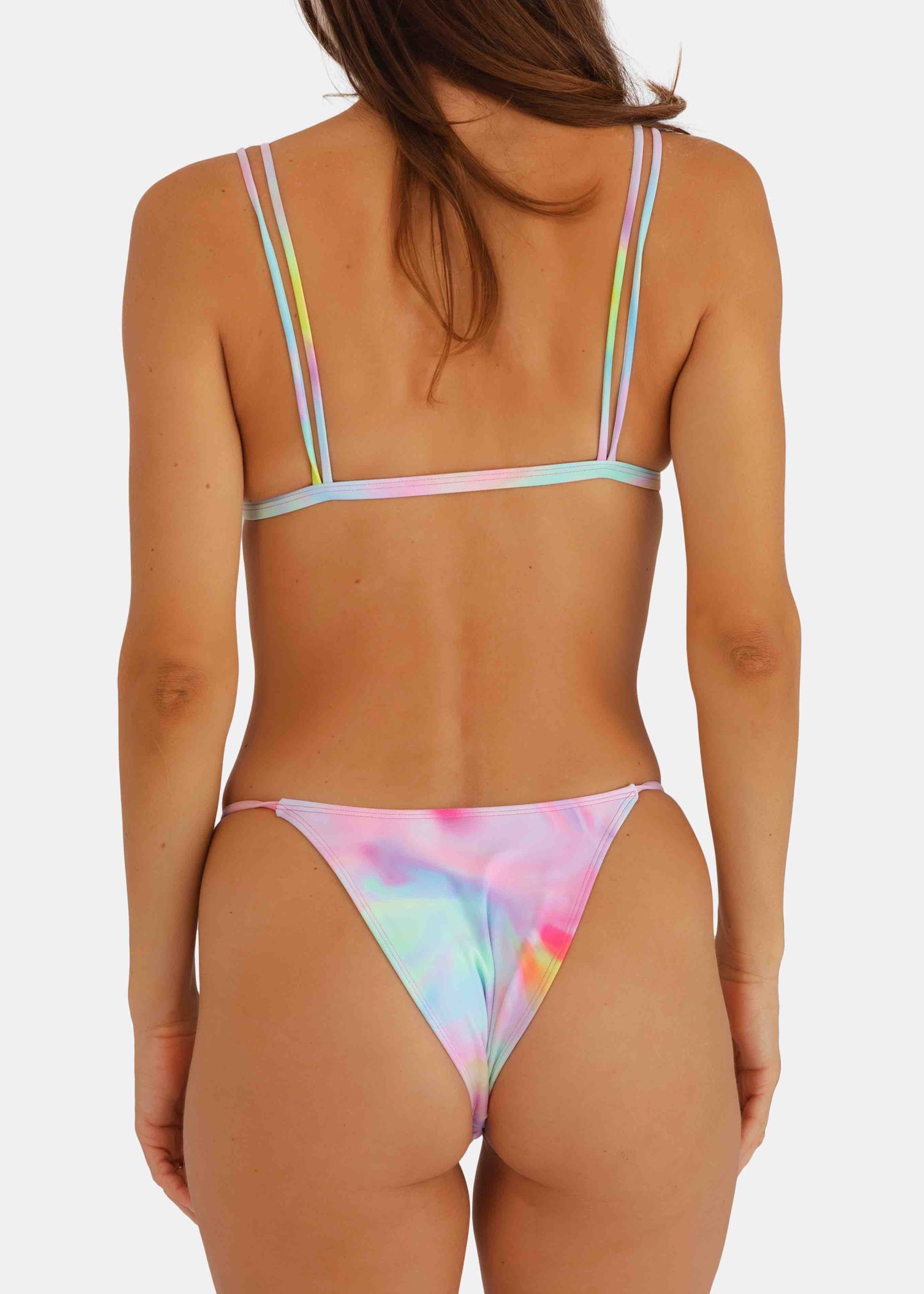 MINIMALE ANIMALE - MATRIX LUCID BIKINI TOP - Caribbean Dream Print