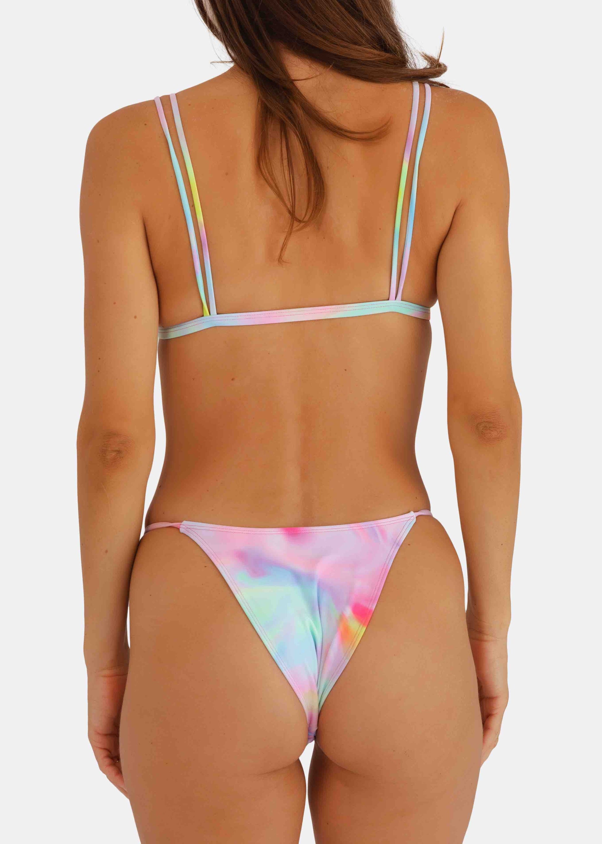 MINIMALE ANIMALE - MATRIX LUCID BIKINI TOP - Caribbean Dream Print