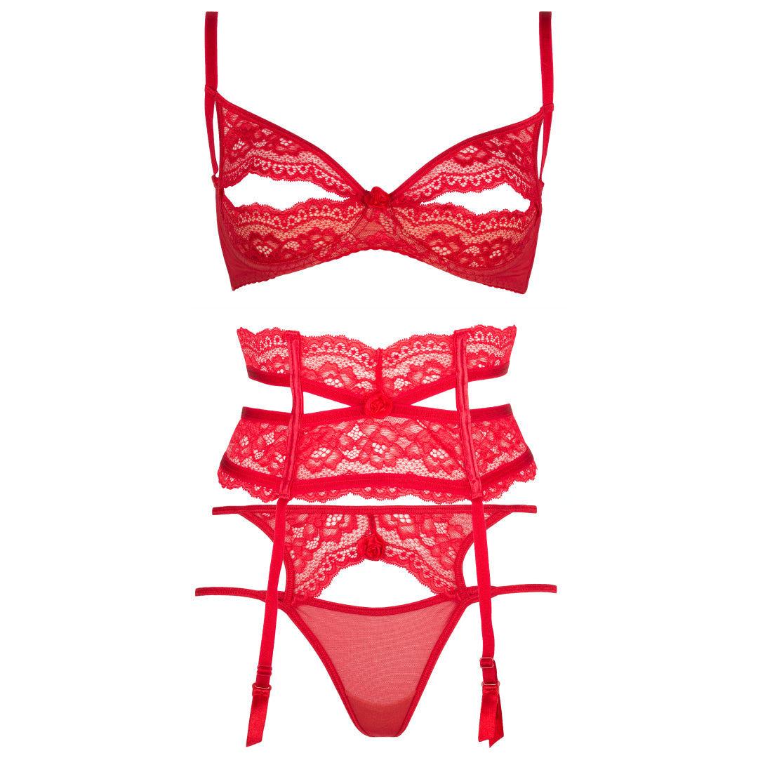 Axami Intense Sexy Sheer Peek-A-Boo Demi Bra