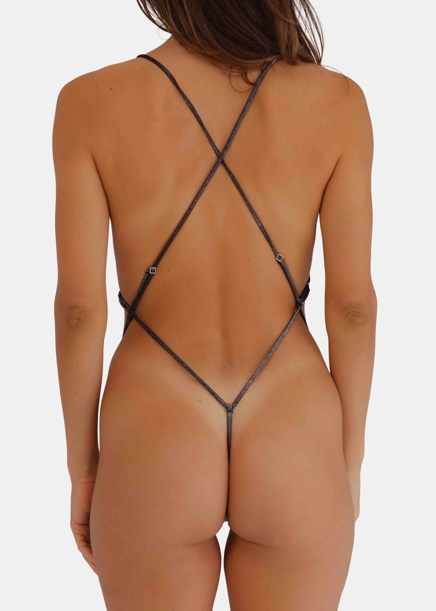 MINIMALE ANIMALE - SPLENDOUR ONE PIECE SWIMSUIT - Chrome Silver