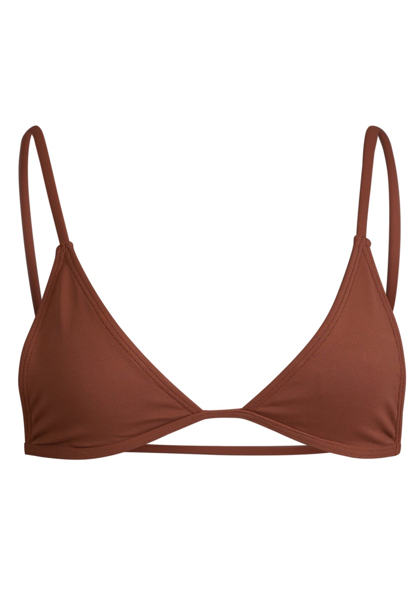 MINIMALE ANIMALE - LUCID BIKINI TOP - Skinny Dip Brown