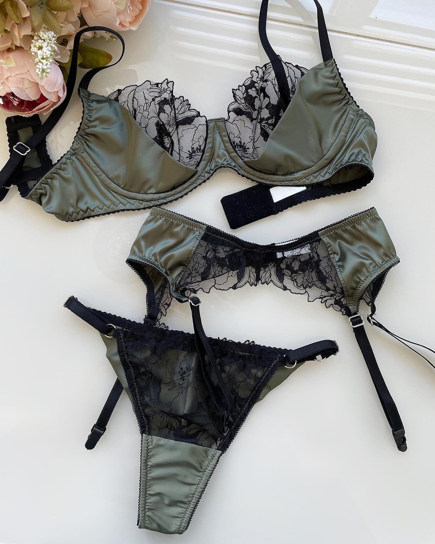 Mon Belle Garter Belt by Angie's Showroom