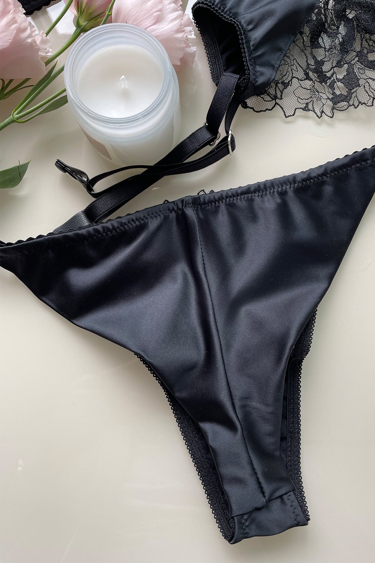 Mon Belle Black Lingerie Set - Angie's showroom