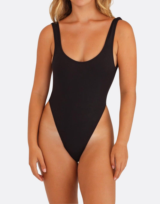 MINIMALE ANIMALE - NOLITA ONE PIECE SWIMSUIT - Dark Seas Black