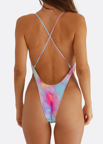 MINIMALE ANIMALE - DYNAMO ONE PIECE SWIMSUIT - Caribbean Dream Print