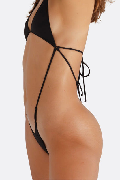 MINIMALE ANIMALE - BIJOU ONESIE ONE PIECE SWIMSUIT - Dark Seas Black