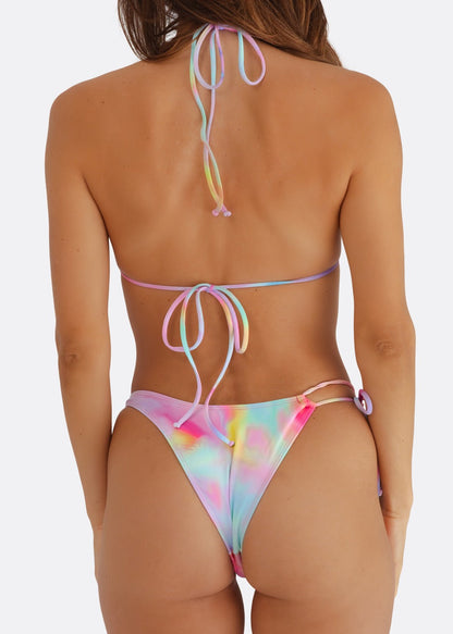 MINIMALE ANIMALE - MATRIX WALL STREET BRIEF Bikini Bottom - Caribbean Dream Print