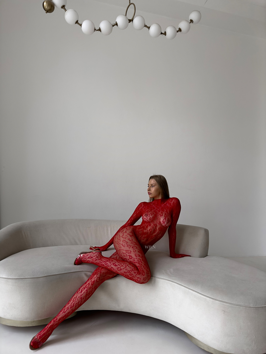 Wiln LIBIDO - Red Bodysuit