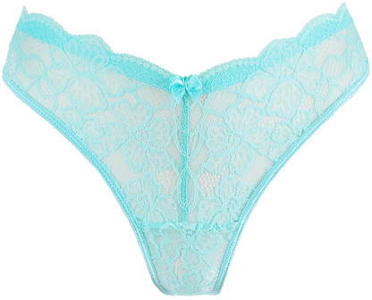 Axami Allure Floral Lace Thong Panty