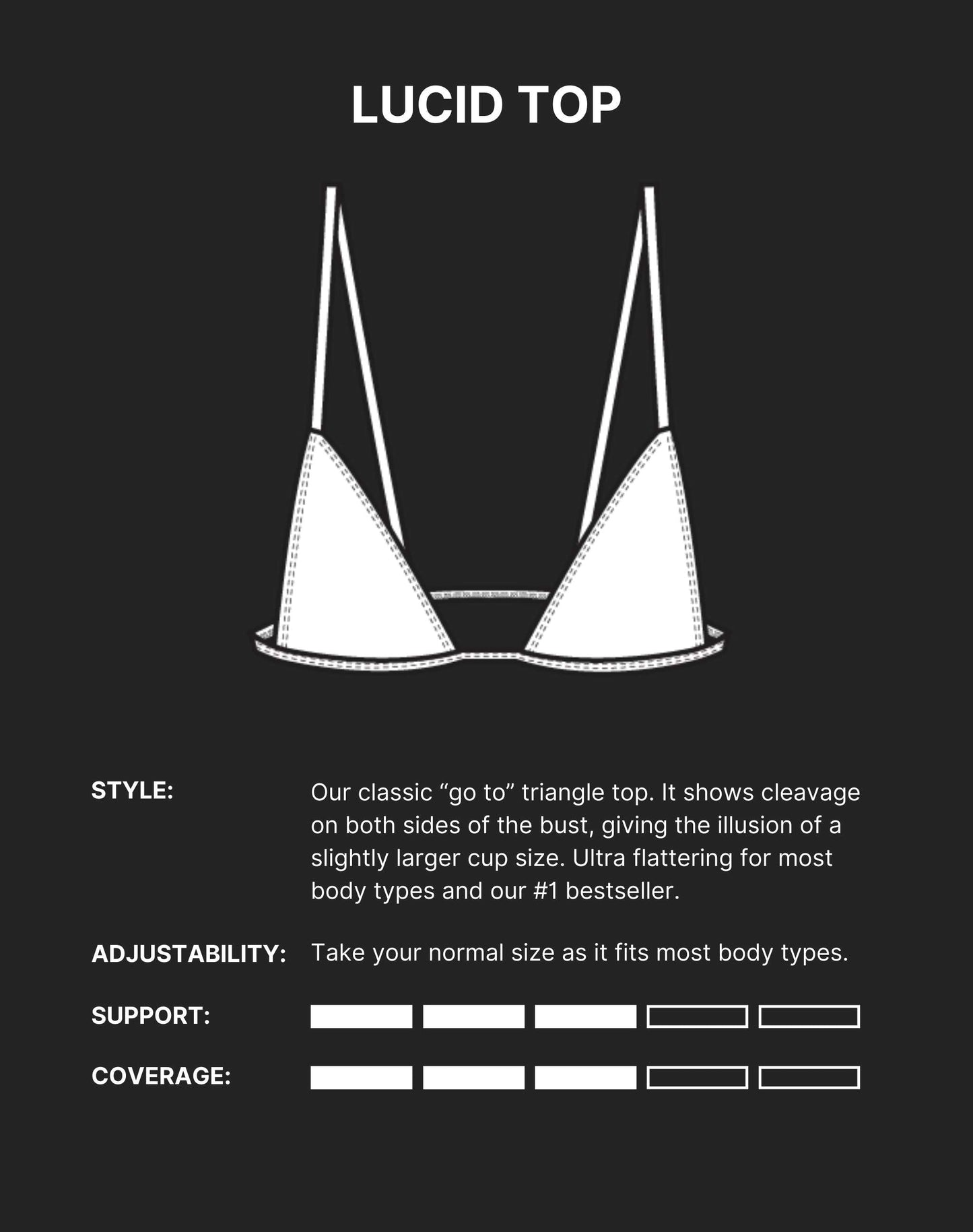 MINIMALE ANIMALE - LUCID BIKINI TOP - Acid Tiger Print