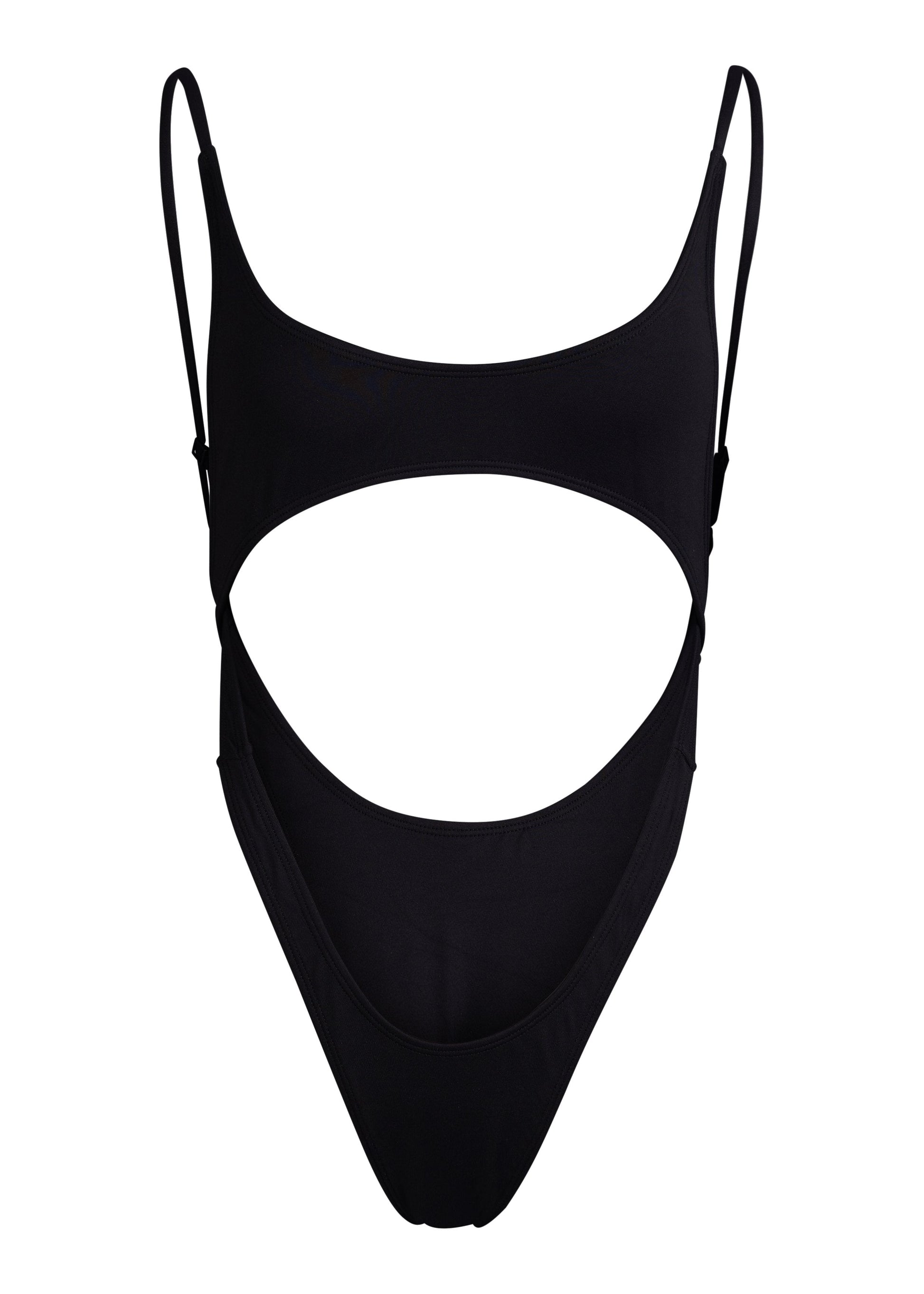 MINIMALE ANIMALE - DYNAMO ONE PIECE SWIMSUIT - Dark Seas Black