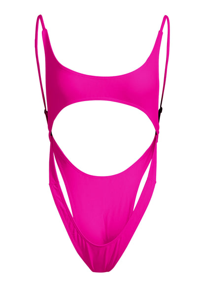 MINIMALE ANIMALE - DYNAMO ONE PIECE SWIMSUIT - Grenada Hot Pink