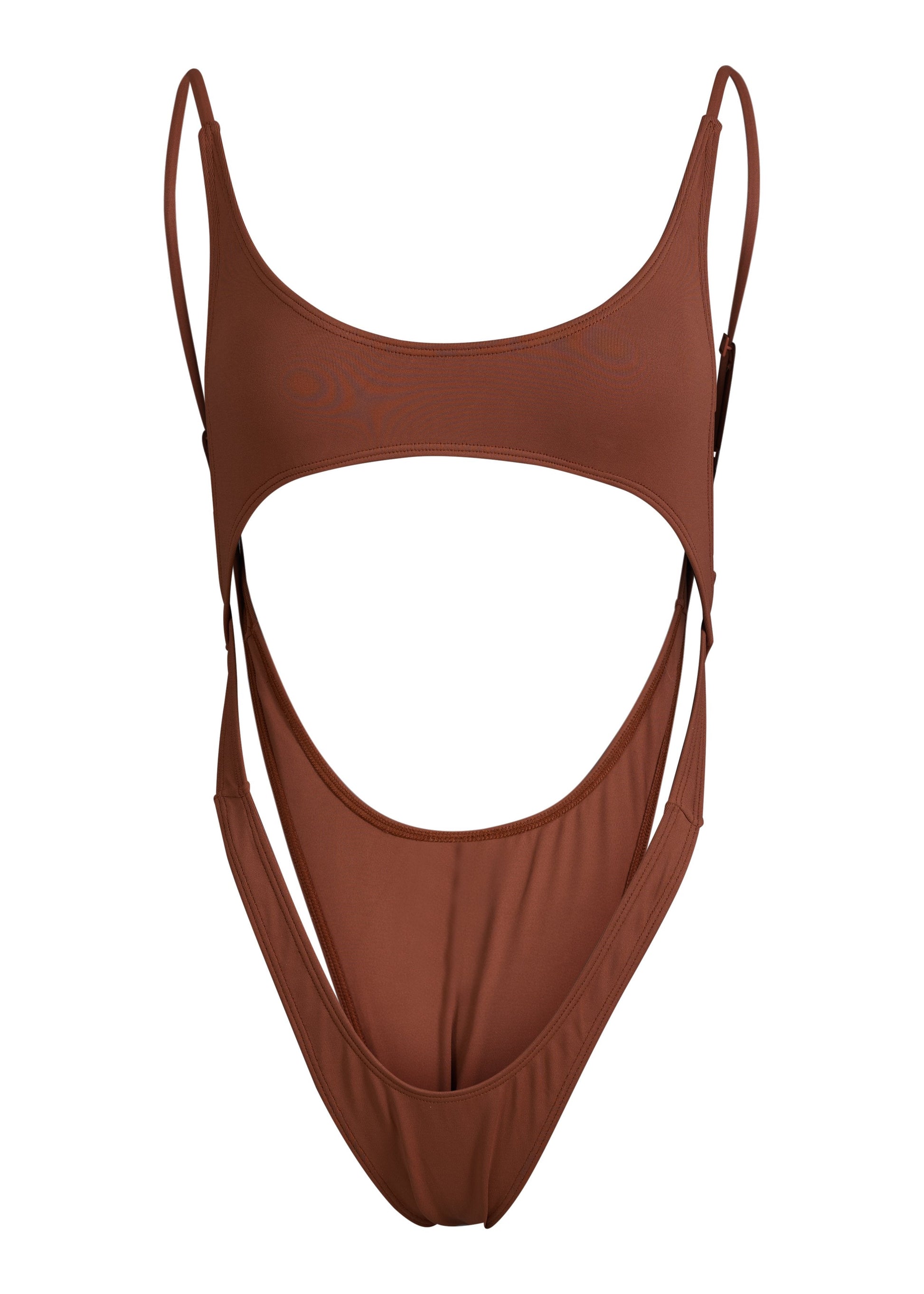 MINIMALE ANIMALE - DYNAMO ONE PIECE SWIMSUIT - Skinny Dip Brown