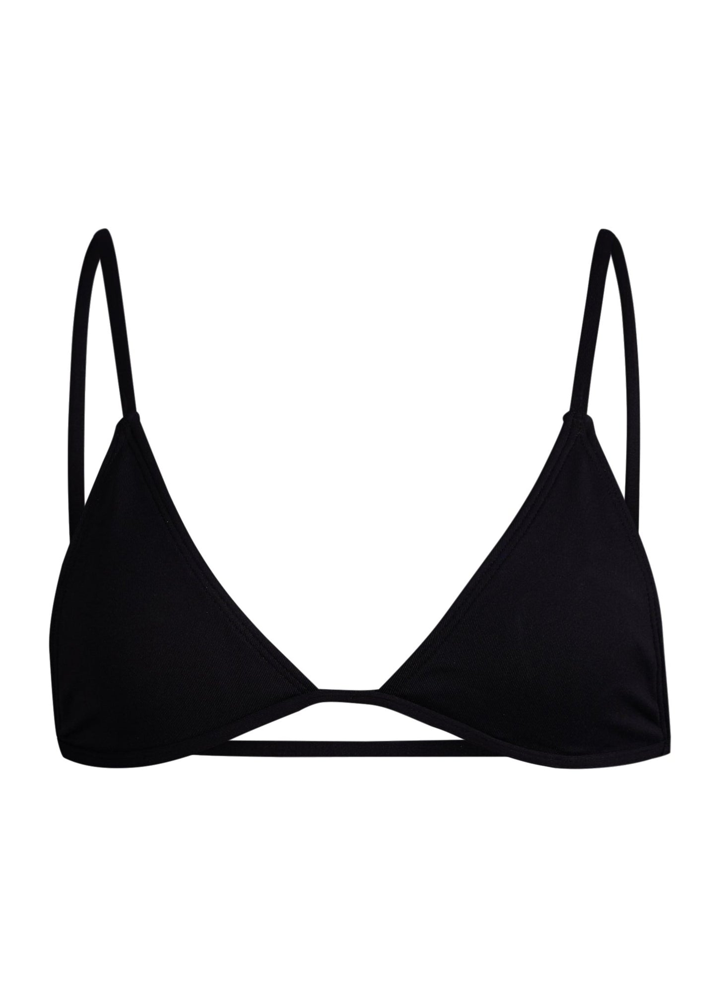 MINIMALE ANIMALE - LUCID BIJOU BIKINI TOP - Dark Seas Black