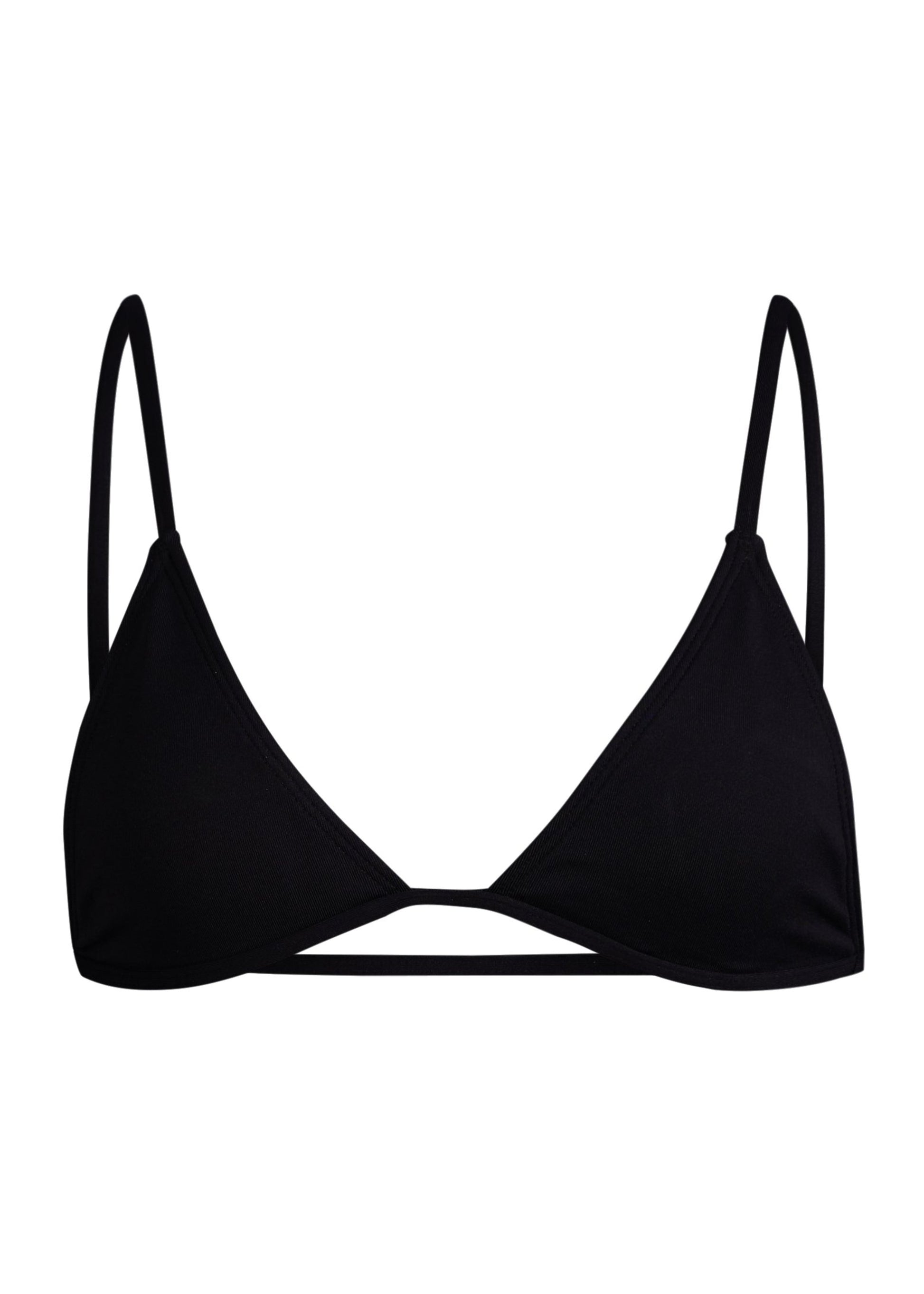 MINIMALE ANIMALE - LUCID BIJOU BIKINI TOP - Dark Seas Black