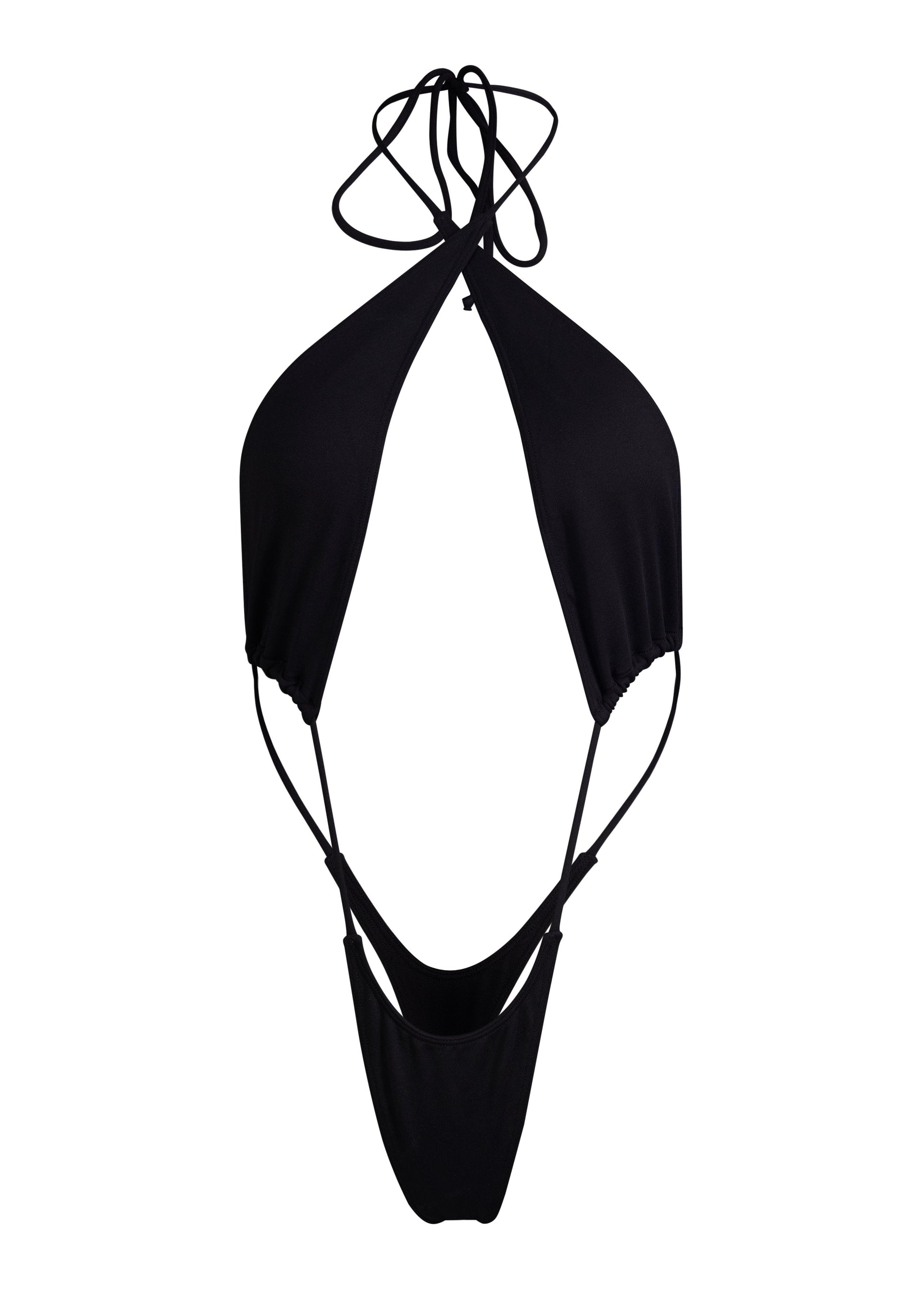 MINIMALE ANIMALE - NEW BELAFONTE ONE PIECE SWIMSUIT - Dark Seas Black
