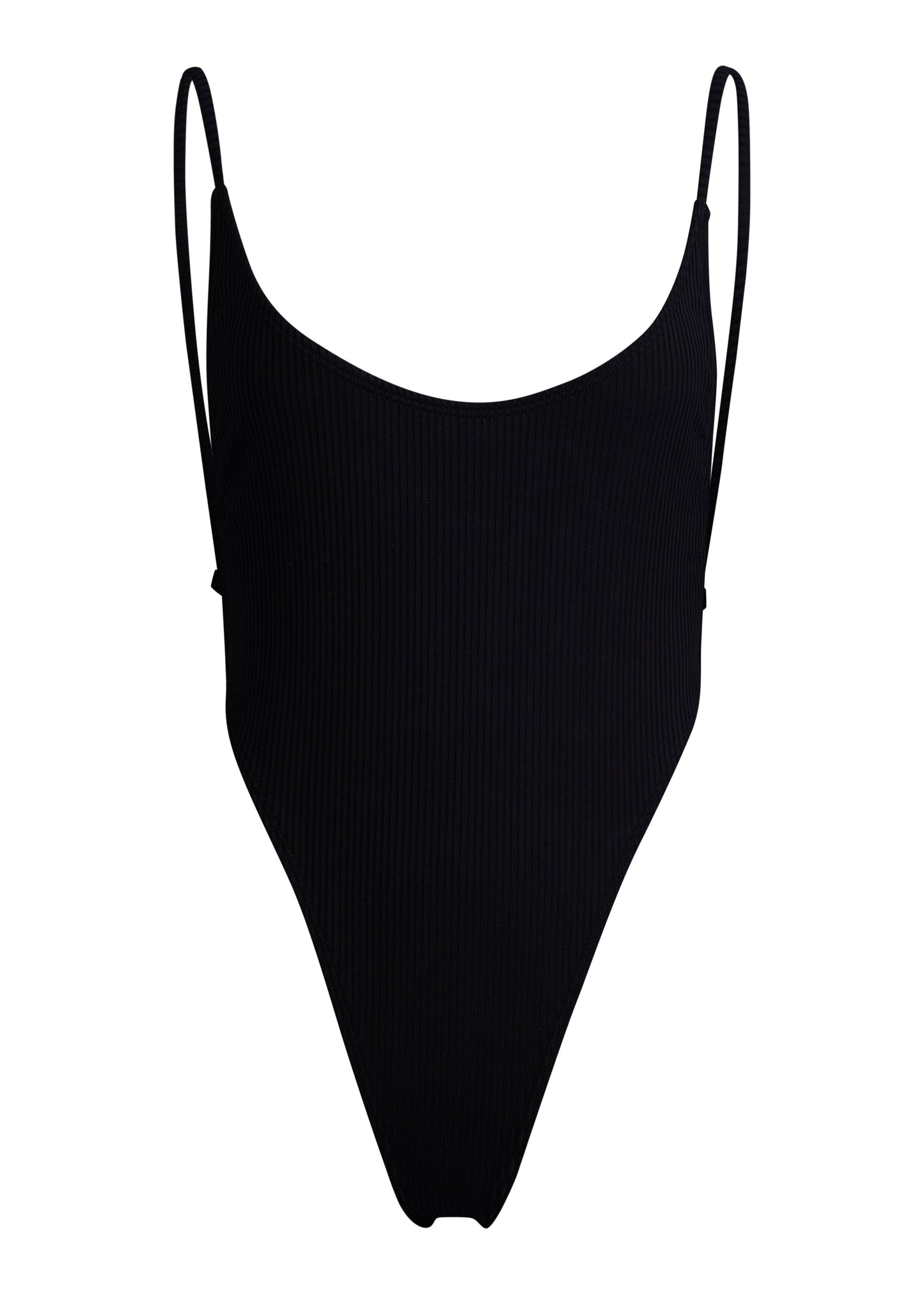 MINIMALE ANIMALE - OASIS RIB ONE PIECE SWIMSUIT - Dark Seas Black