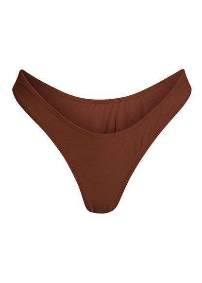 MINIMALE ANIMALE - WALL STREET BRIEF Bikini Bottom - Skinny Dip Brown