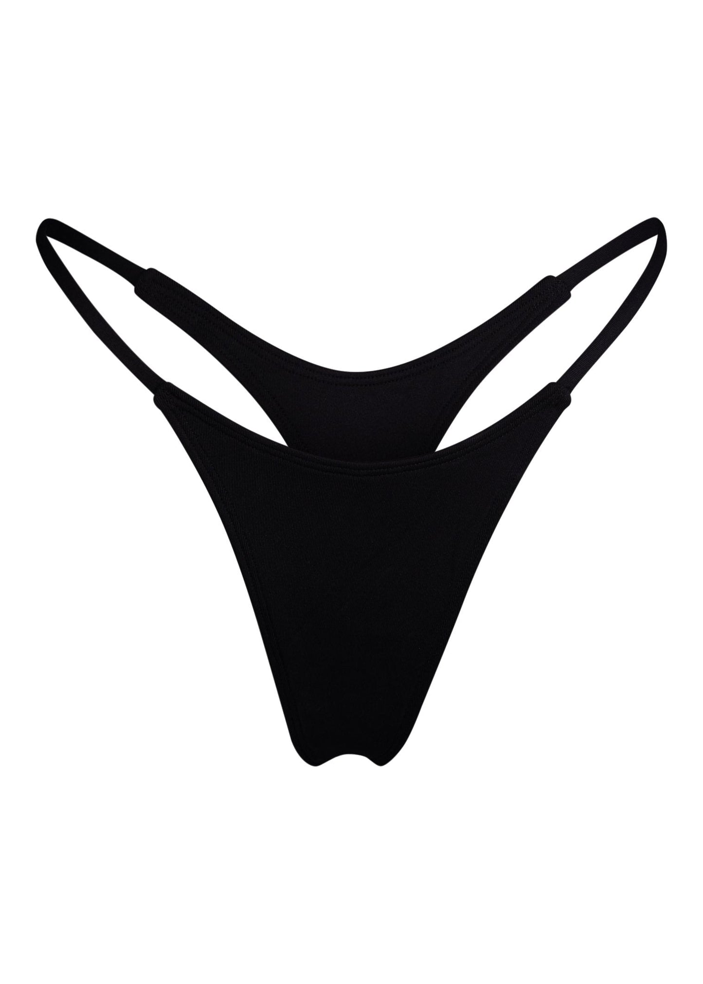 MINIMALE ANIMALE - WALL STREET THONG Bikini Bottom - Dark Seas Black