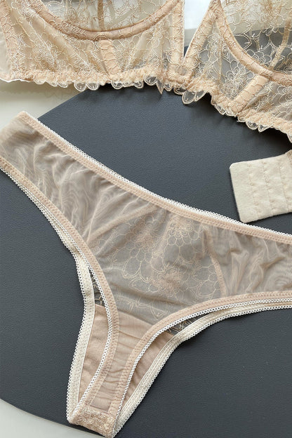 Emilia Nude Lingerie Set - Angie's showroom