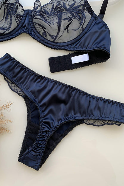 Orphelia Navy Lingerie Set - Angie's showroom
